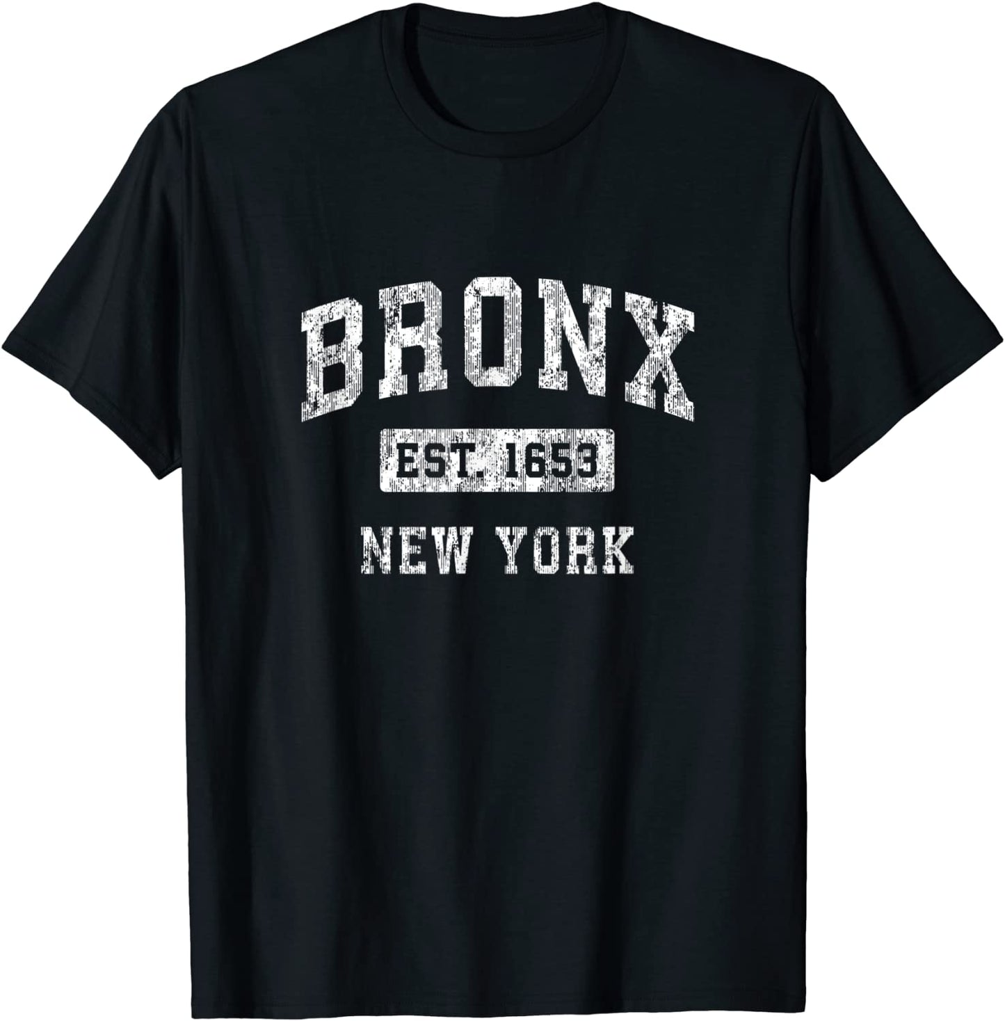 Bronx New York NY Vintage Established Sports Design T-Shirt