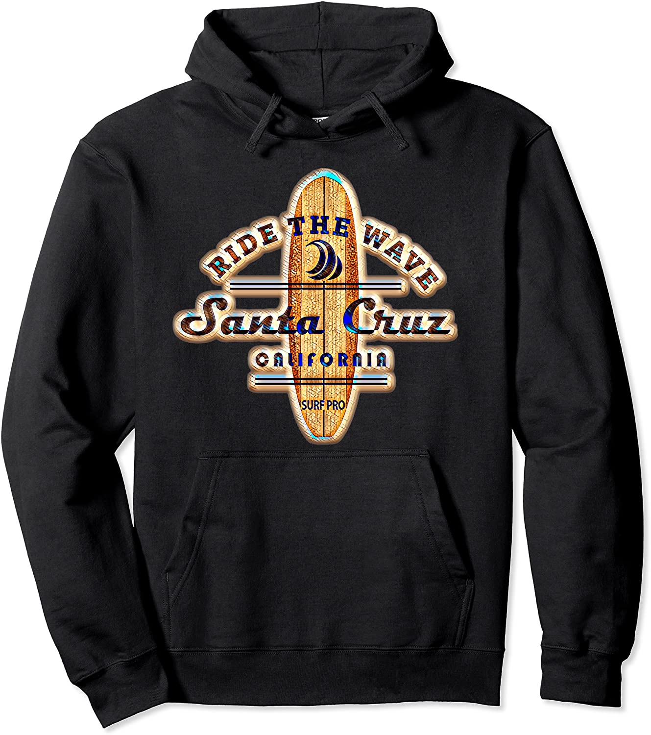Santa Cruz CA Vintage Surfers Hoodie