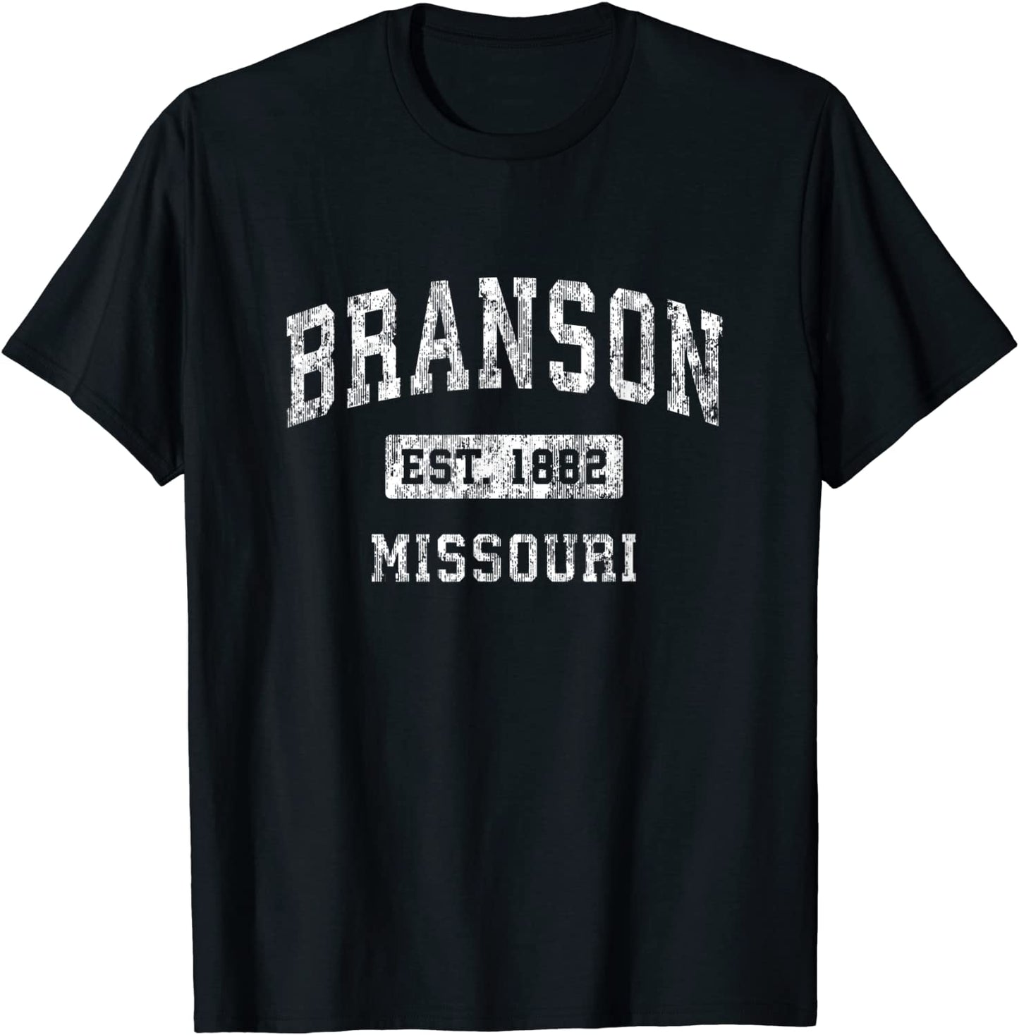 Branson Missouri MO Vintage Established Sports Design T-Shirt