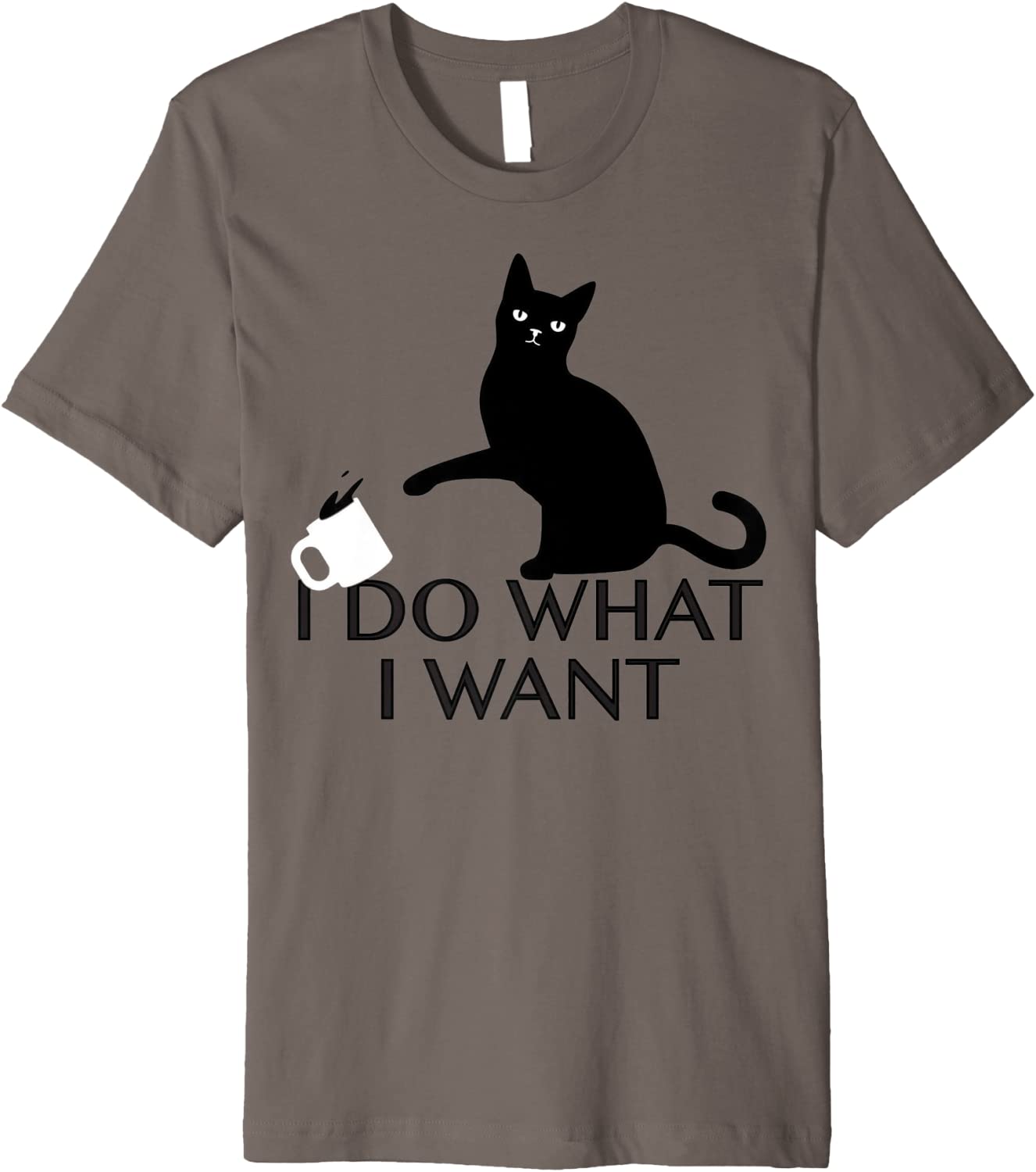 Funny Cat Personality shirt I Do What I Want Premium T-Shirt