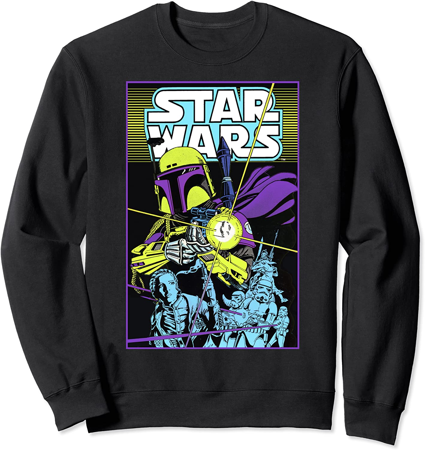Star Wars Vintage Comic Boba Fett Sweatshirt