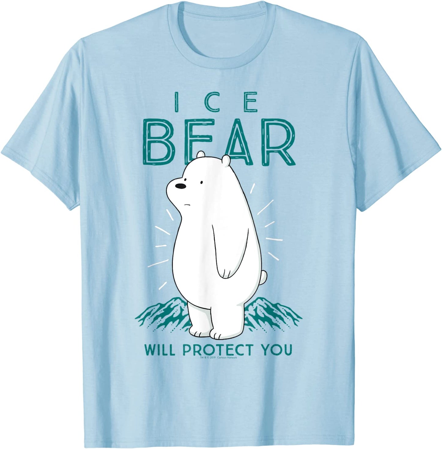 CN We Bare Bears Ice Bear Will Protect You T-Shirt