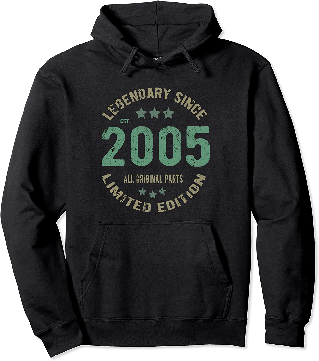 16 Years Old Bday Legend Since 2005 - Vintage 16th Birthday Pullover Hoodie