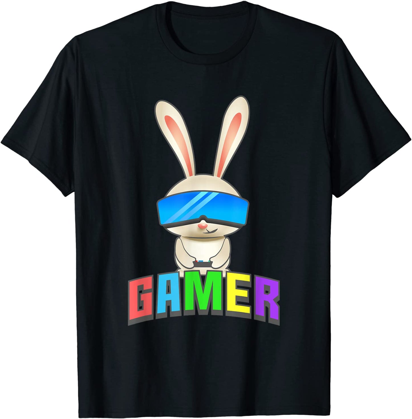 Easter Bunny Gamer - Kids Graphic Gift Gaming Boys T-Shirt