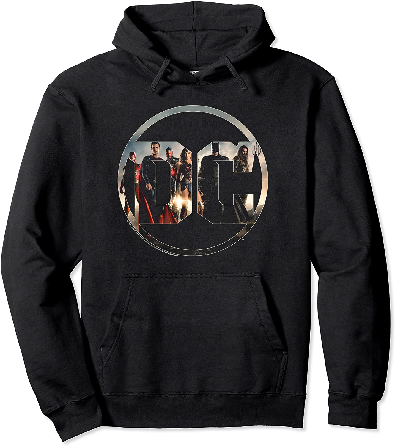 Justice League Movie DC Comics Logo Pullover Hoodie