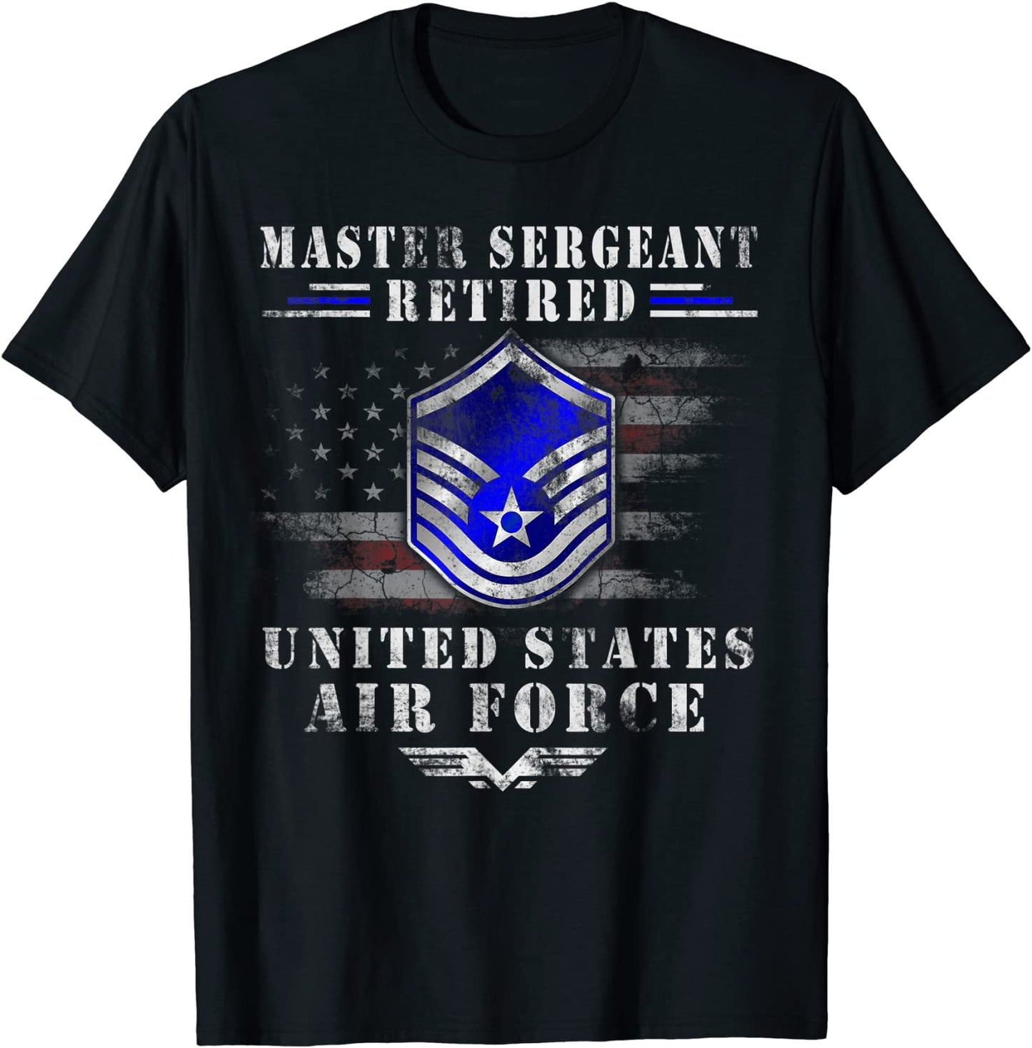 Master Sergeant Retired Air Force Military Retirement TShirt T-Shirt