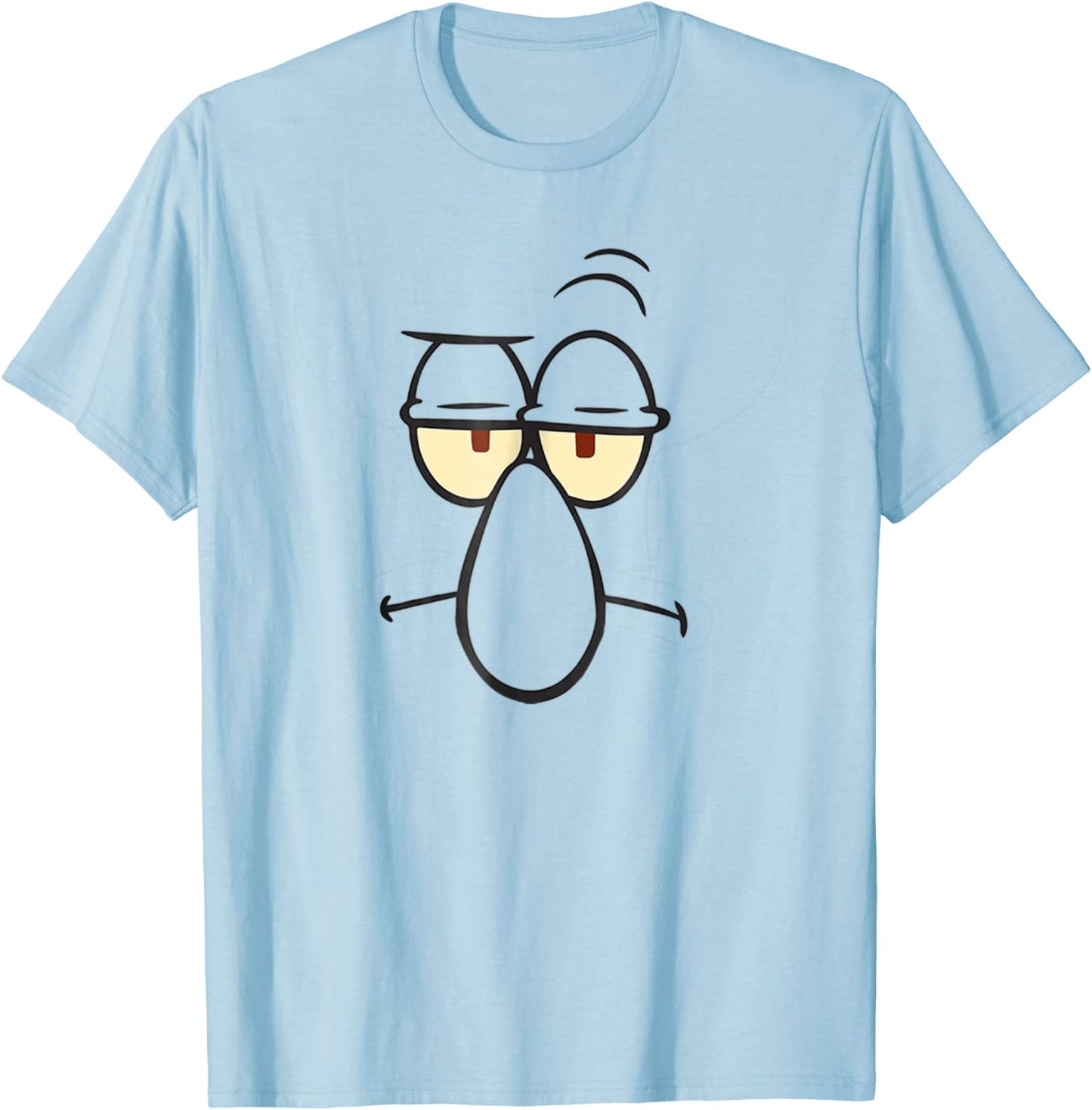 SpongeBob SquarePants Squidward Face Graphic T-Shirt