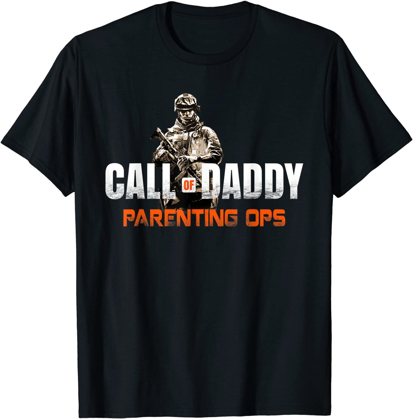 Gamer Dad Call of Daddy Parenting Ops Funny Dad Fathers Day T-Shirt