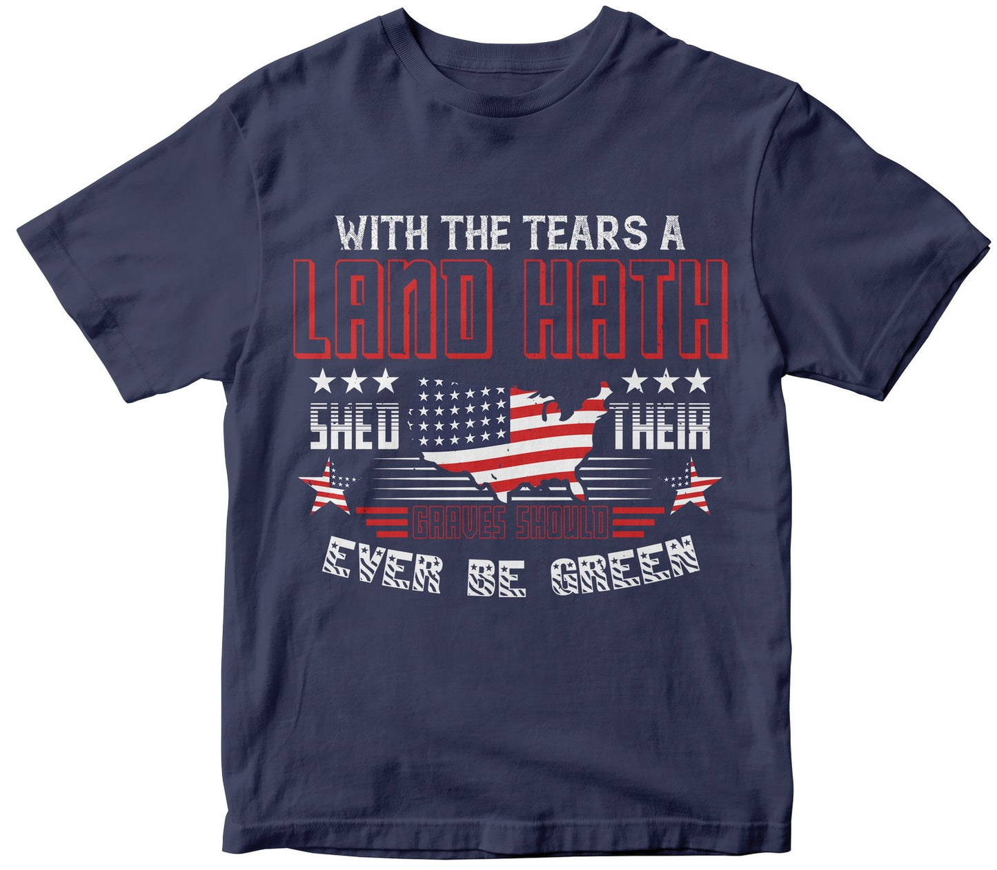 With The Tears A Land Hath Shed Their Graves Should Ever Be Green