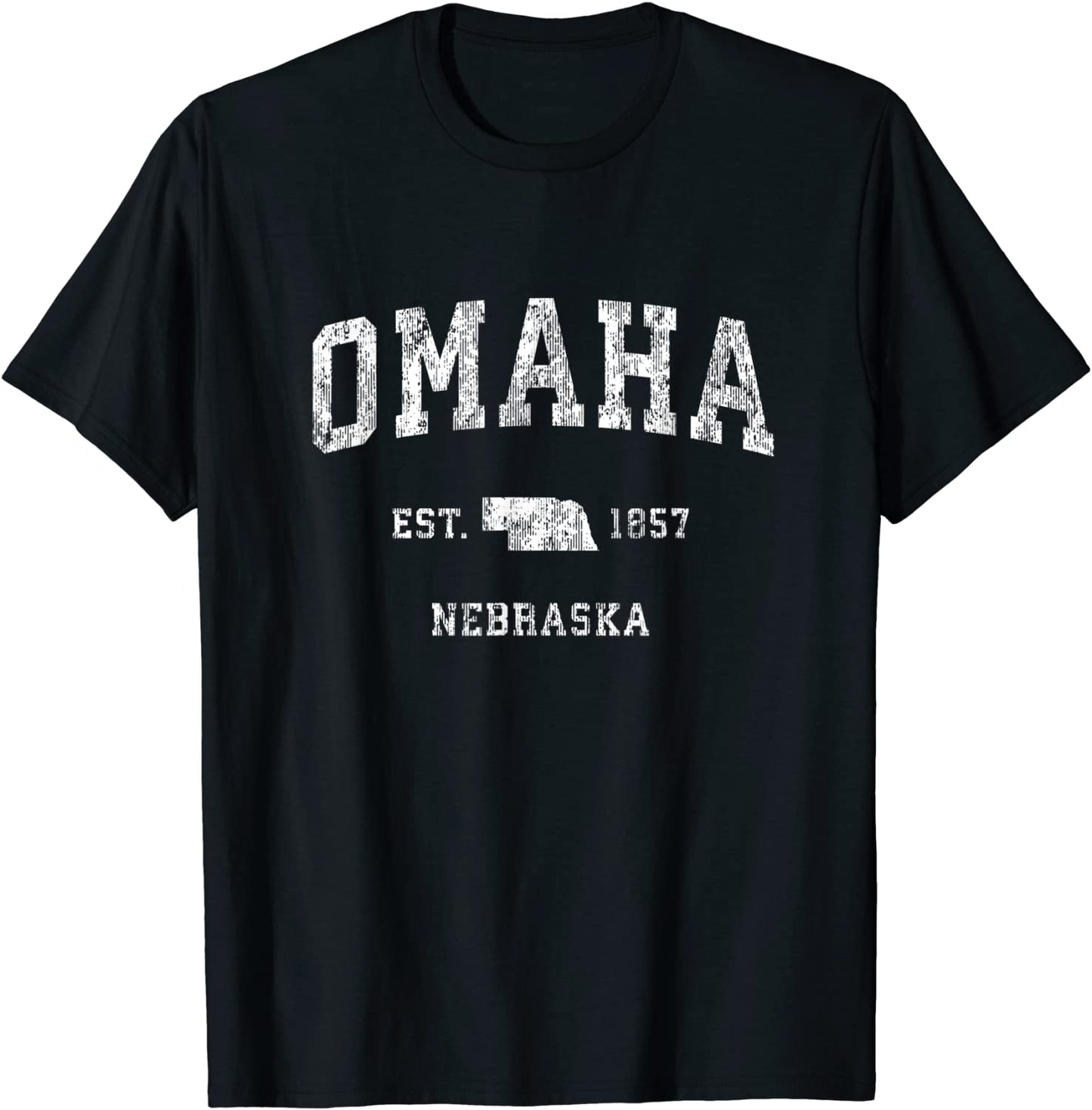 Omaha Nebraska NE Vintage Athletic Sports Design T-Shirt