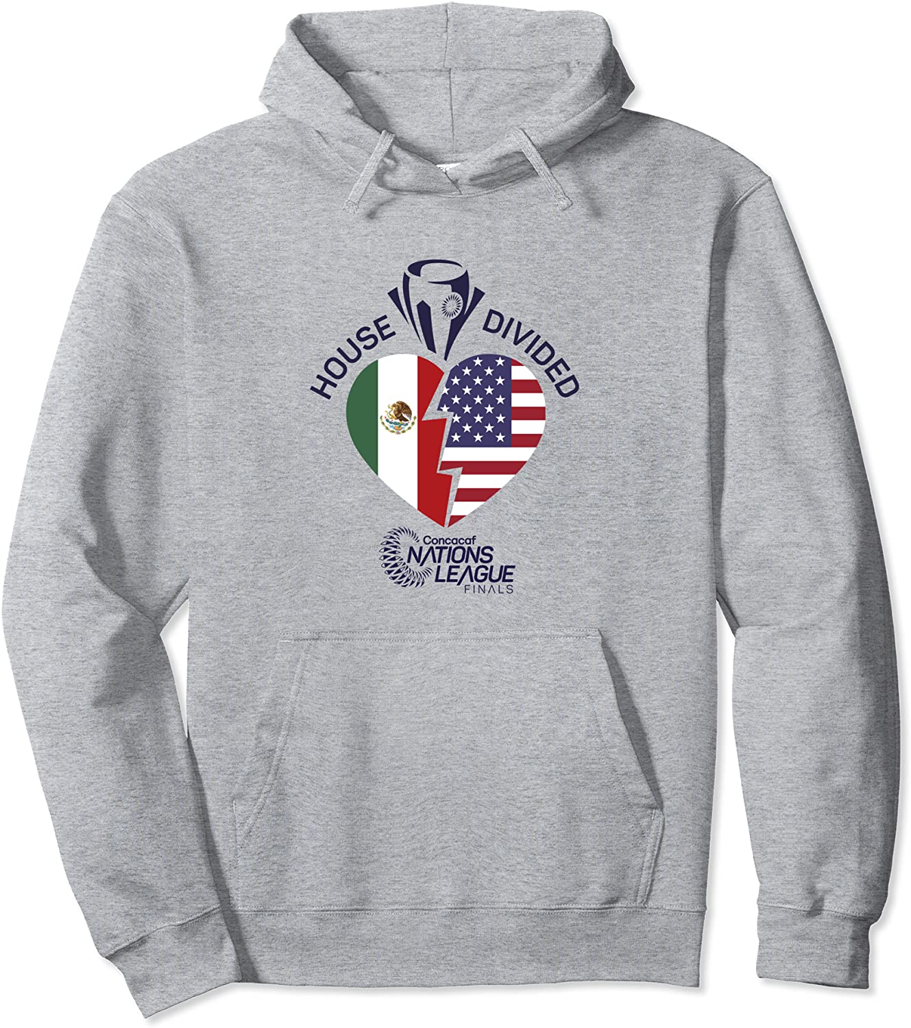 Football Fans Denver 2021 house divided Pullover Hoodie