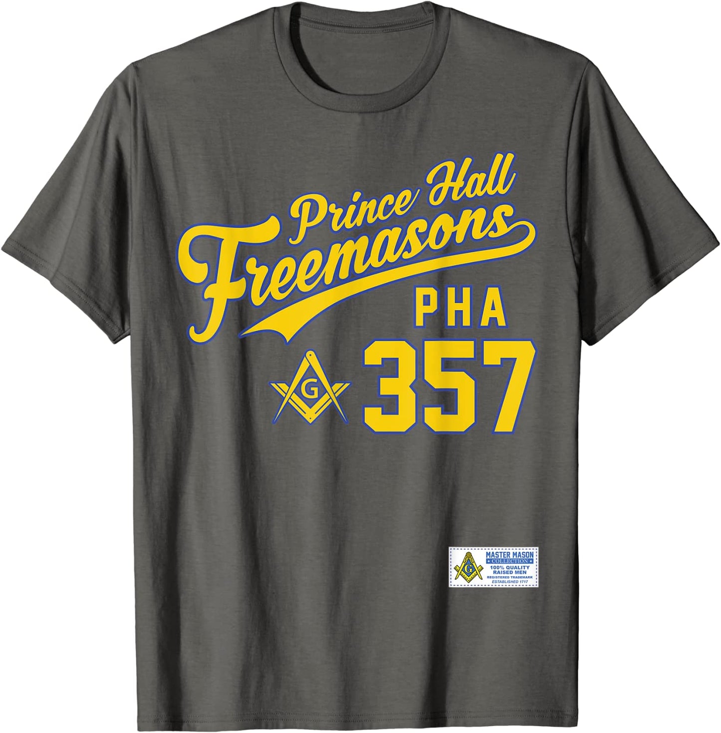 Masonic Shirt Prince Hall PHA 357 Sports Jersey Style Shirt