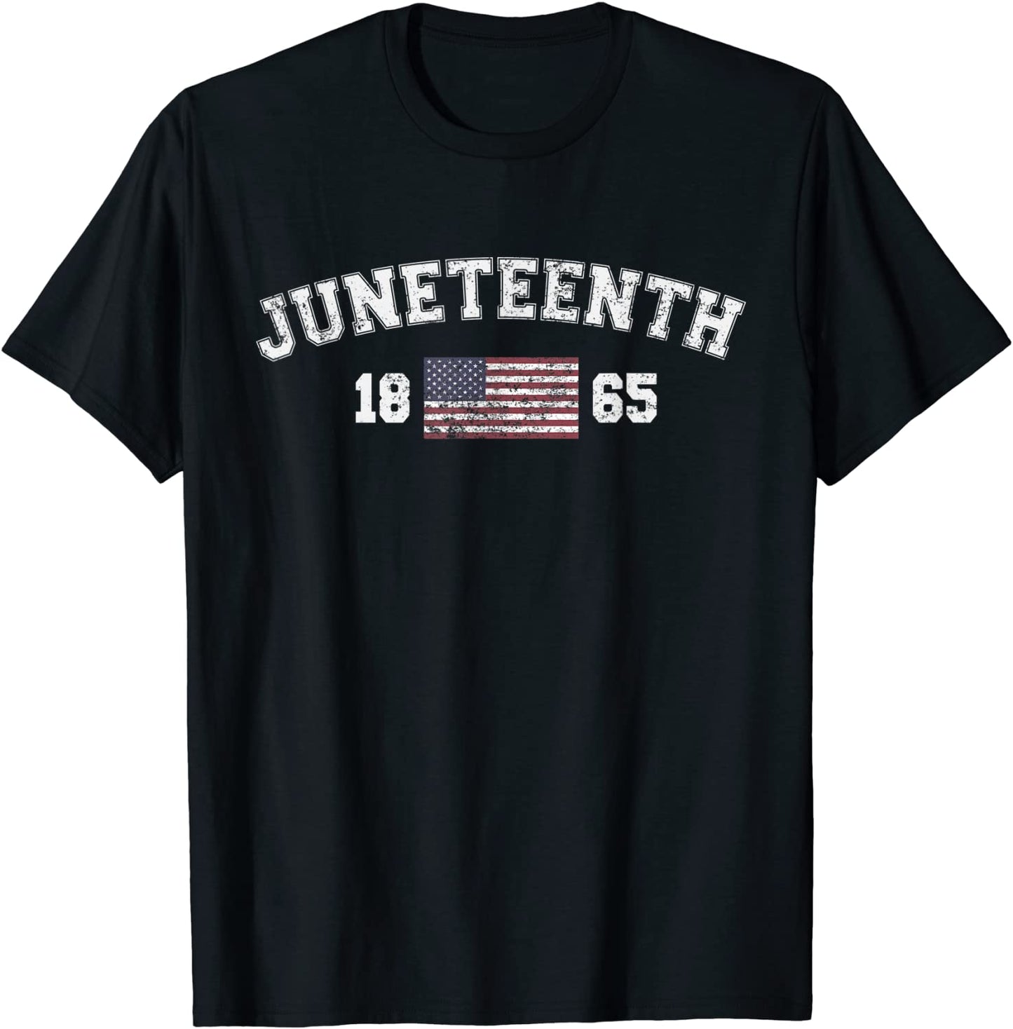 Juneteenth and American Flag 1865 T-Shirt