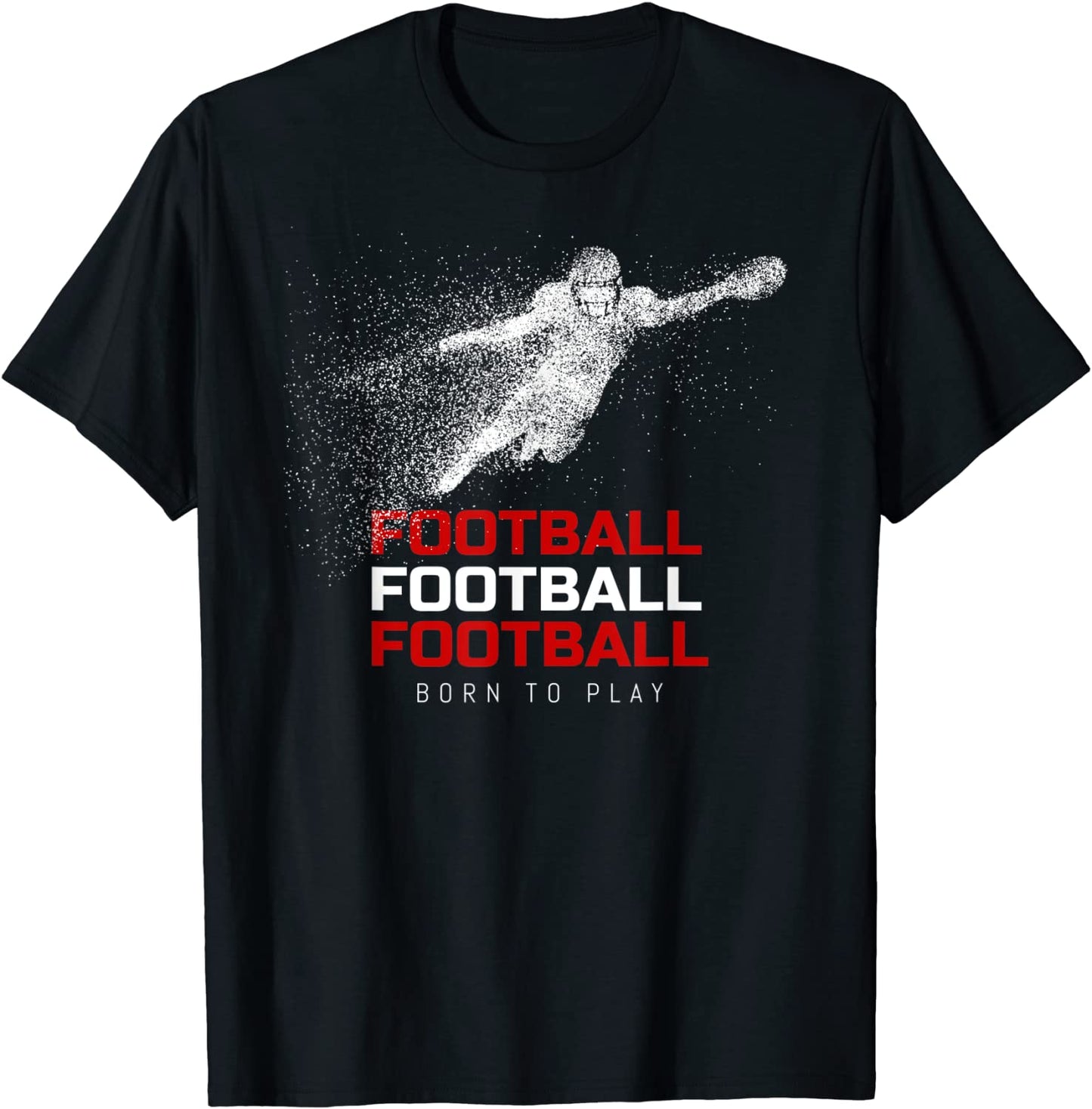Unique American Football TEAM TOUCHDOWN Sports Fan Design T-Shirt
