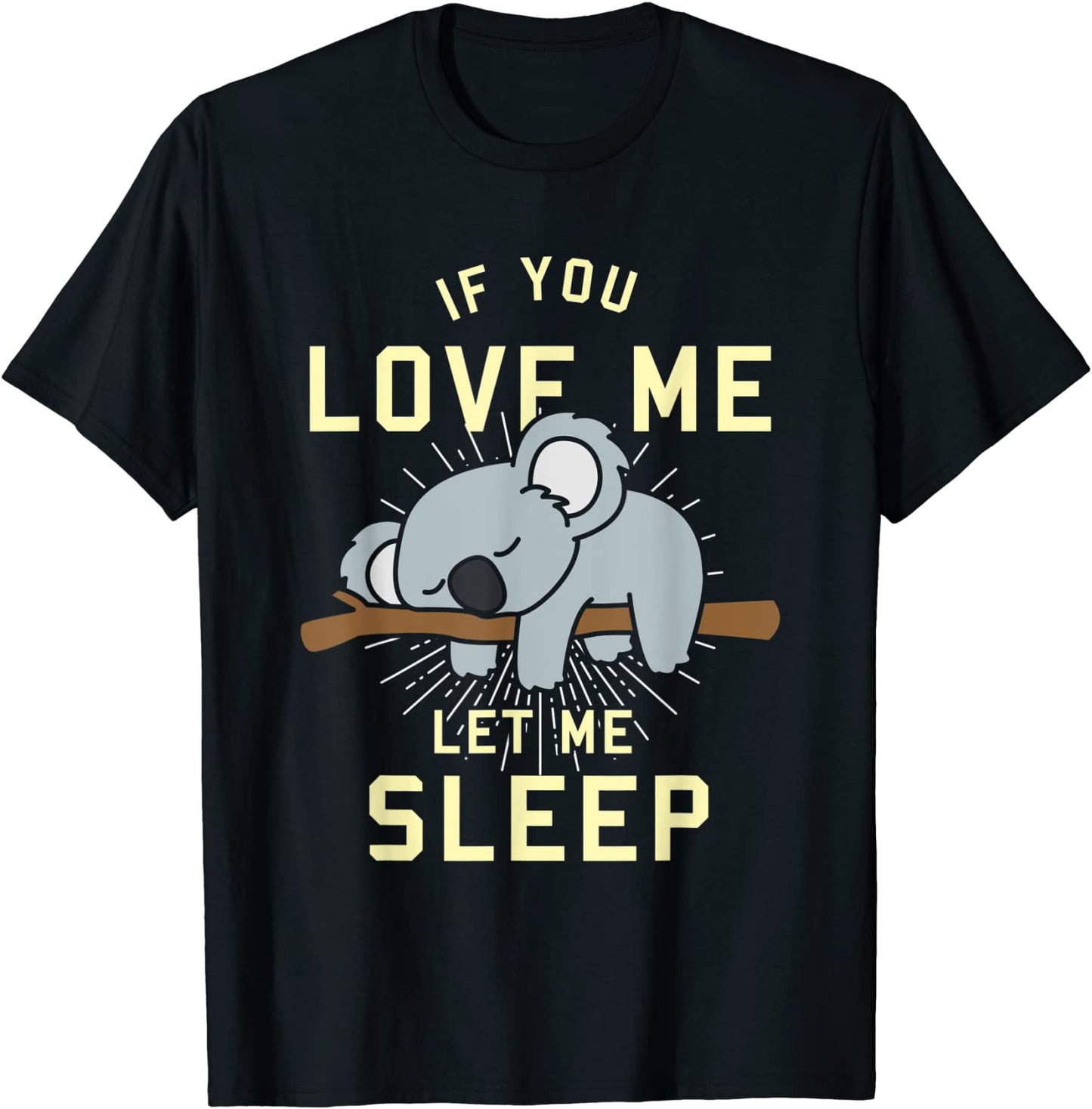 Cute Animal Gift Idea Sleeping Koala T-Shirt