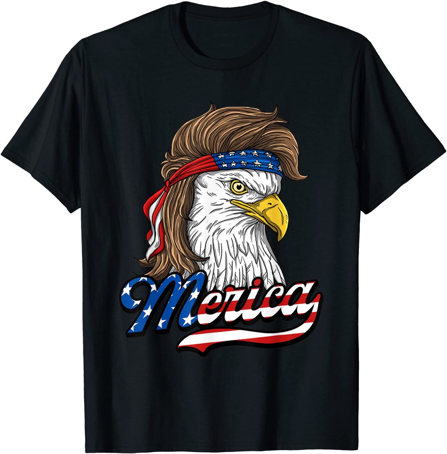 Merica - Patriotic USA Eagle Of Freedom - 4th of July T-Shirt