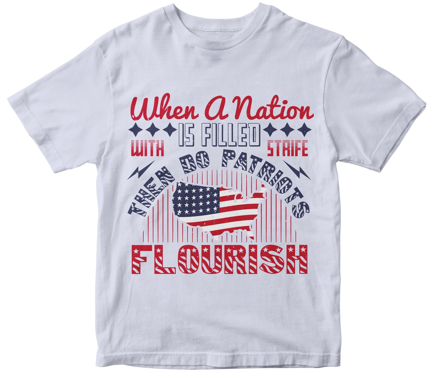 When A Nation Is Filled With Strife, Then Do Patriots Flourish