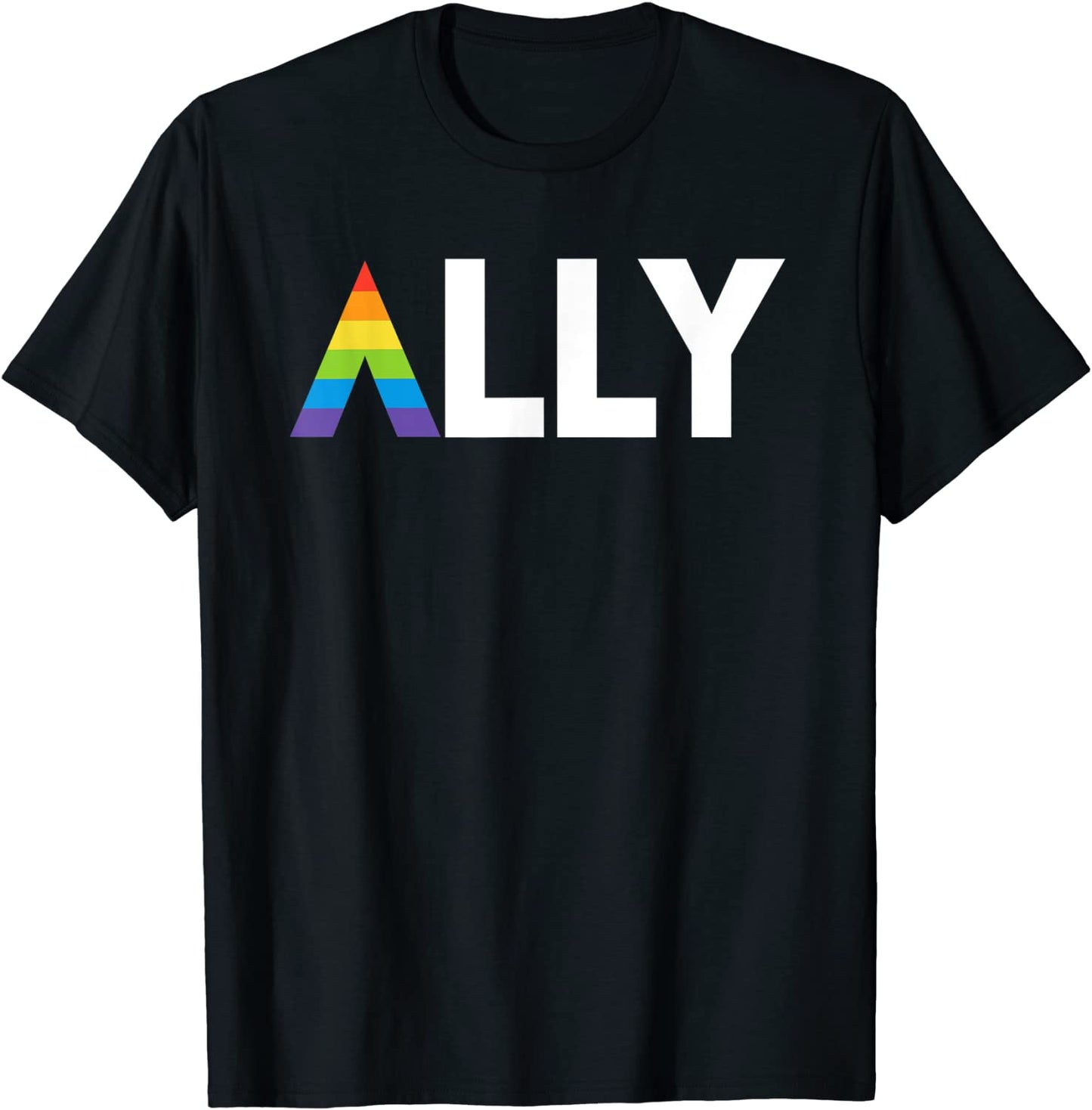 LGBT Ally Flag March Rally Pride Parade LGBT Equality T-Shirt