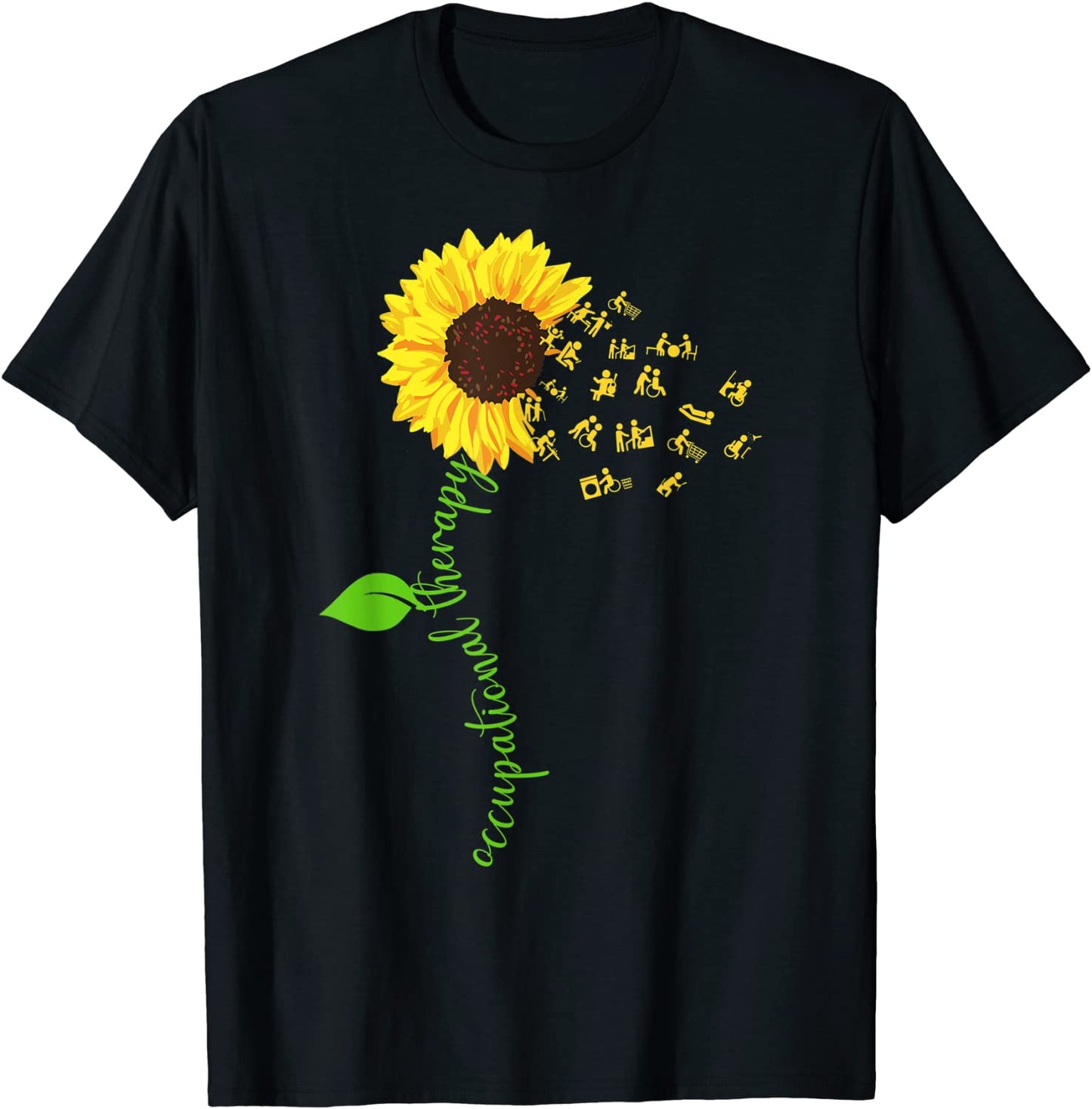 Sunflower Occupational Therapy Costume OT Therapist T-Shirt