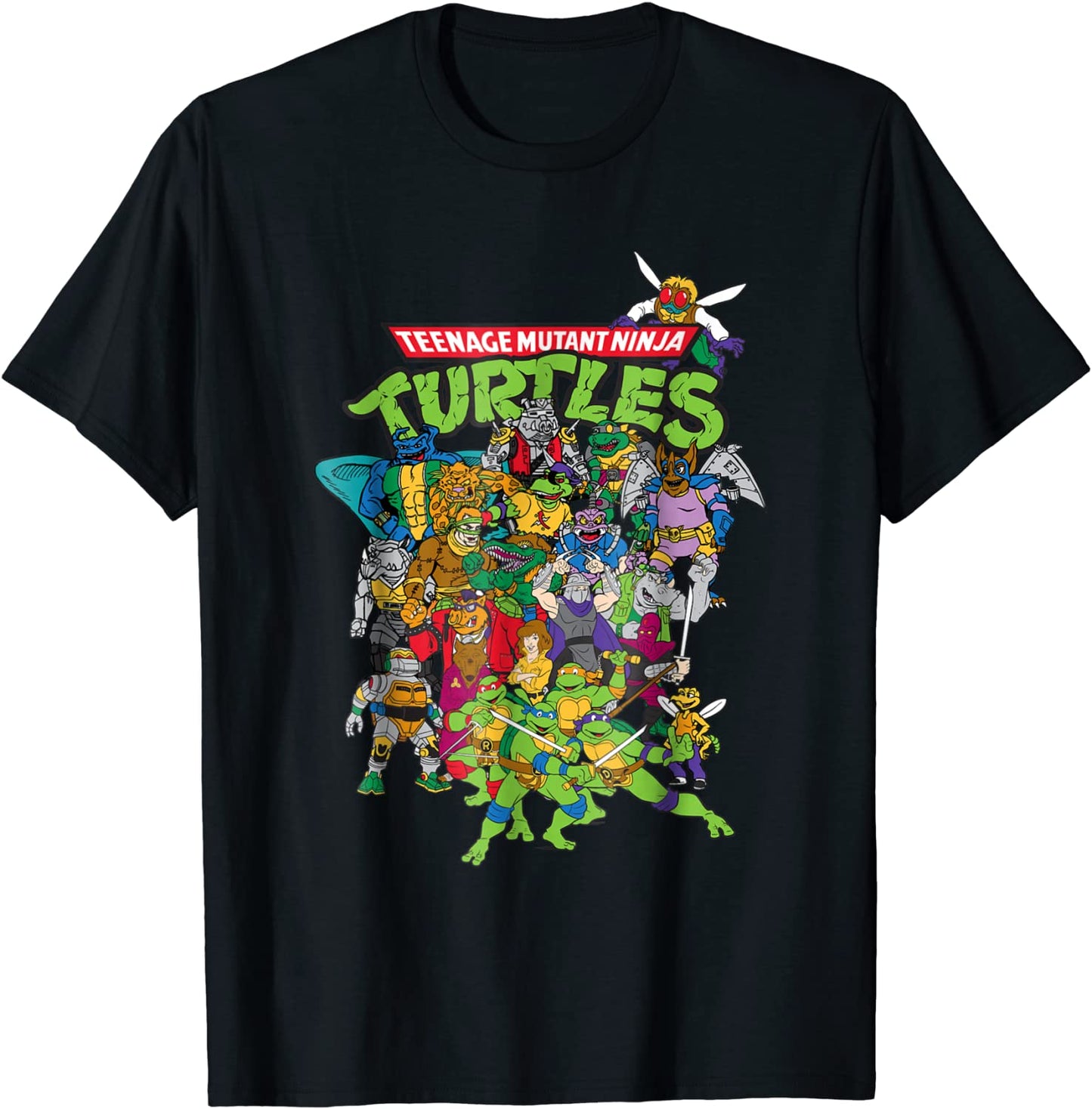 Teenage Mutant Ninja Turtles Large Character Group T-Shirt