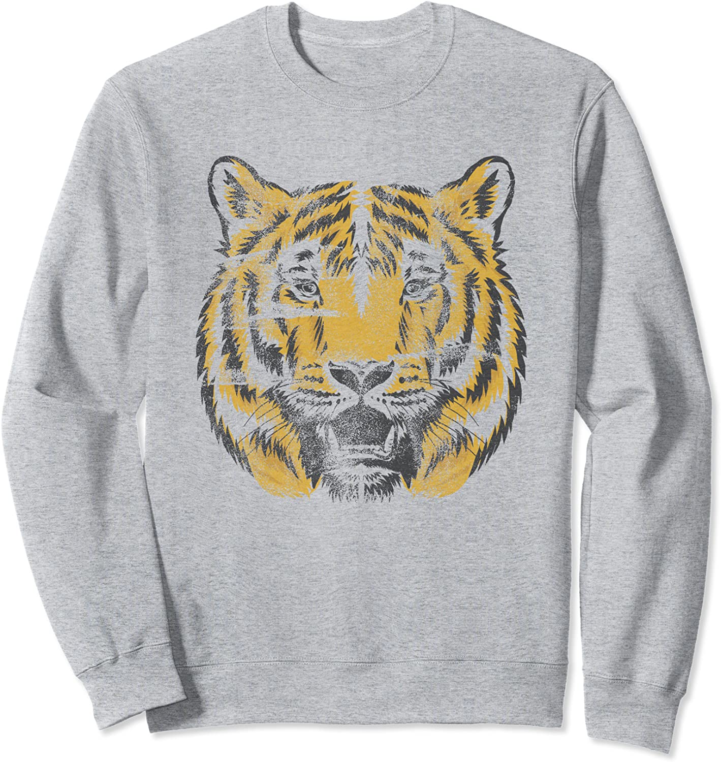 Vintage Tiger Face Tiger Head Wild Cat Lover Gift Sweatshirt