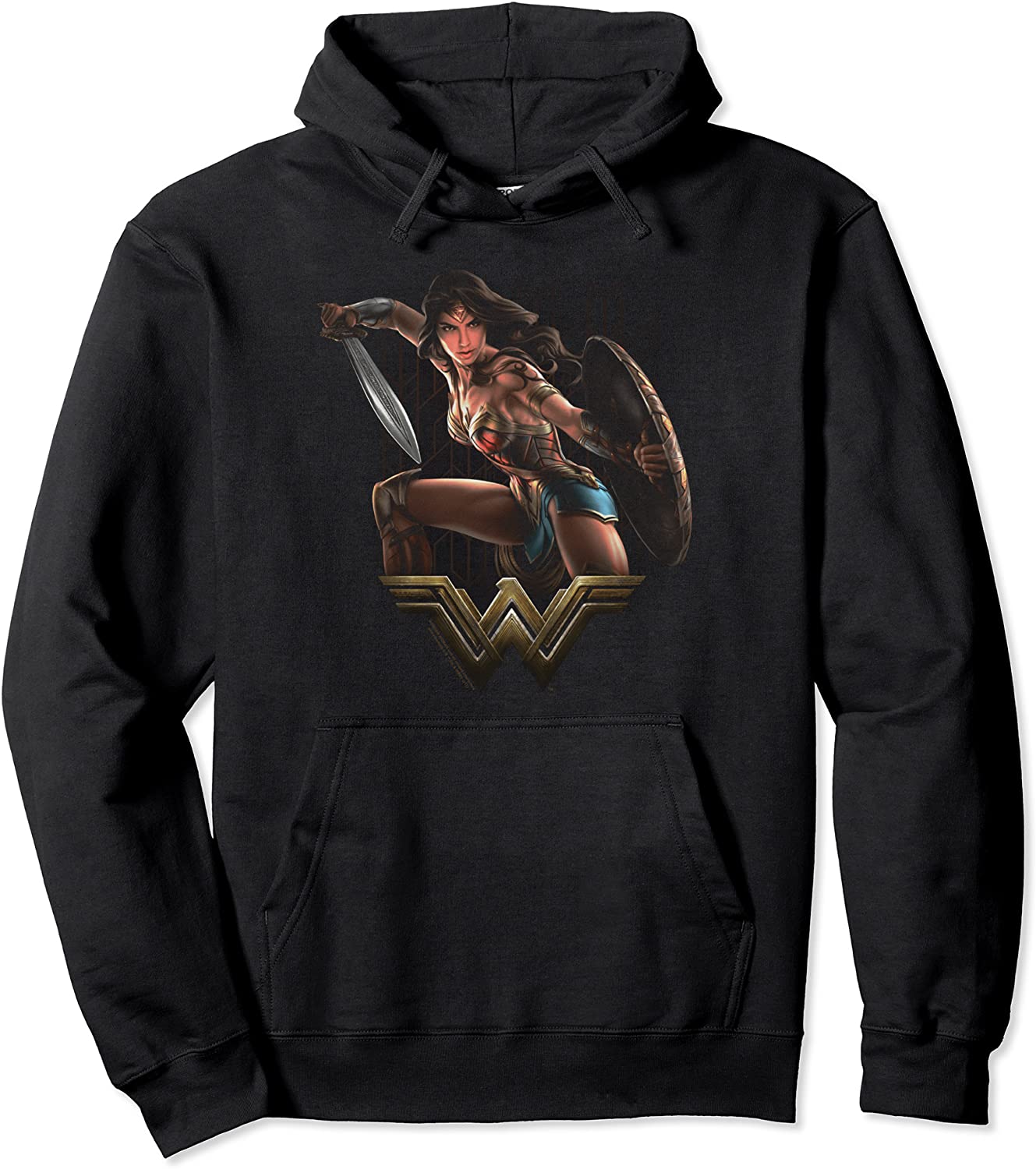 Wonder Woman Movie Fight Pullover Hoodie