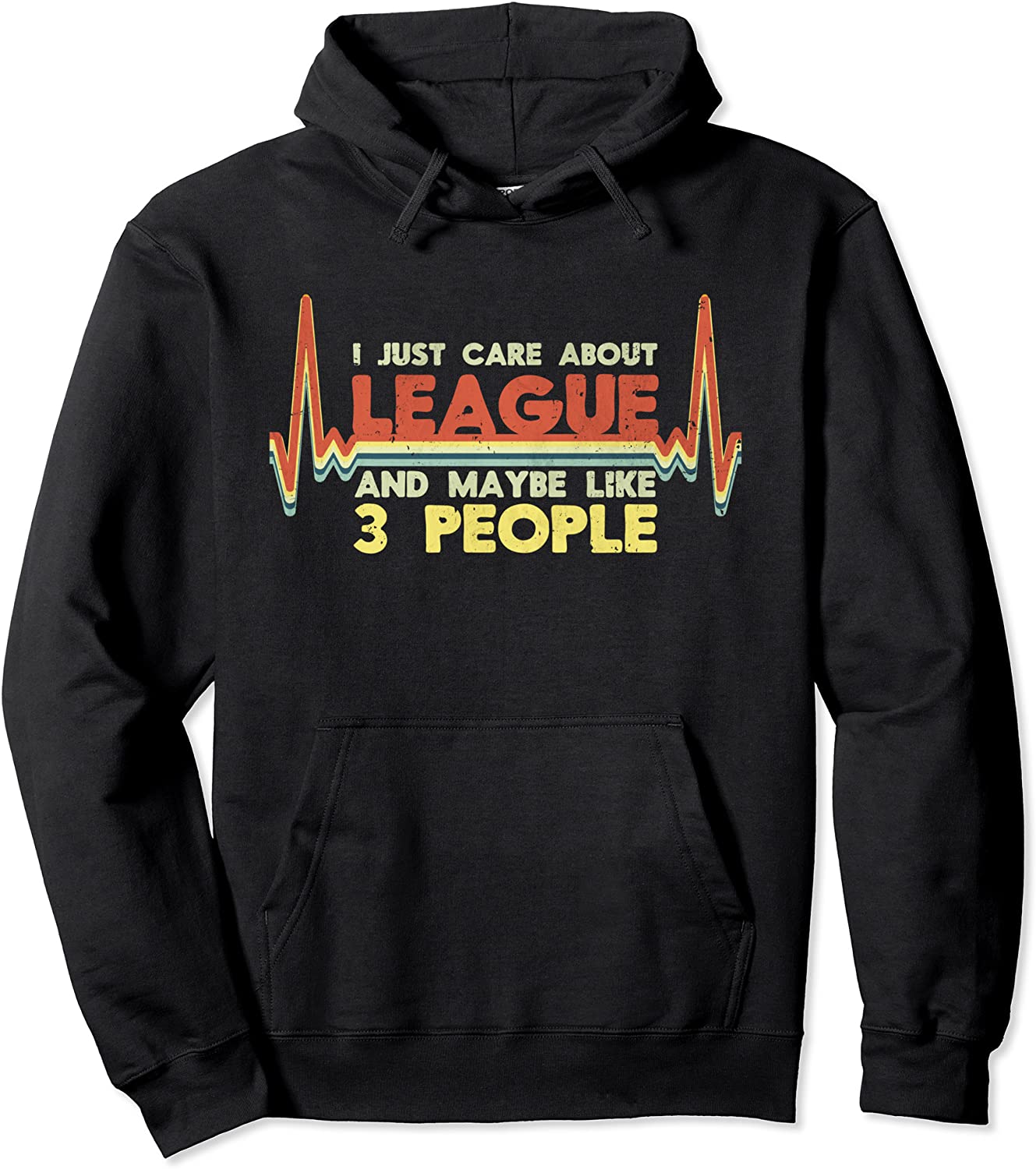 LOL Merchandise League Gaming Gifts for Men Gamer Apparel Pullover Hoodie