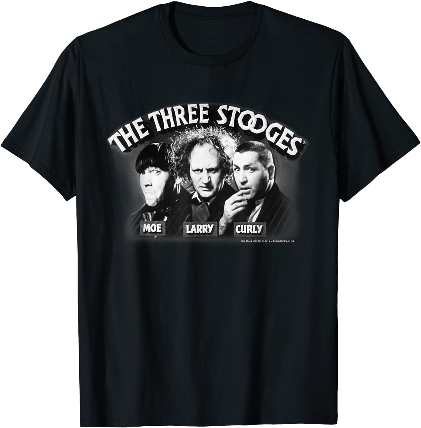 TTS- The Three Stooges Opening Credits Logo T-Shirt