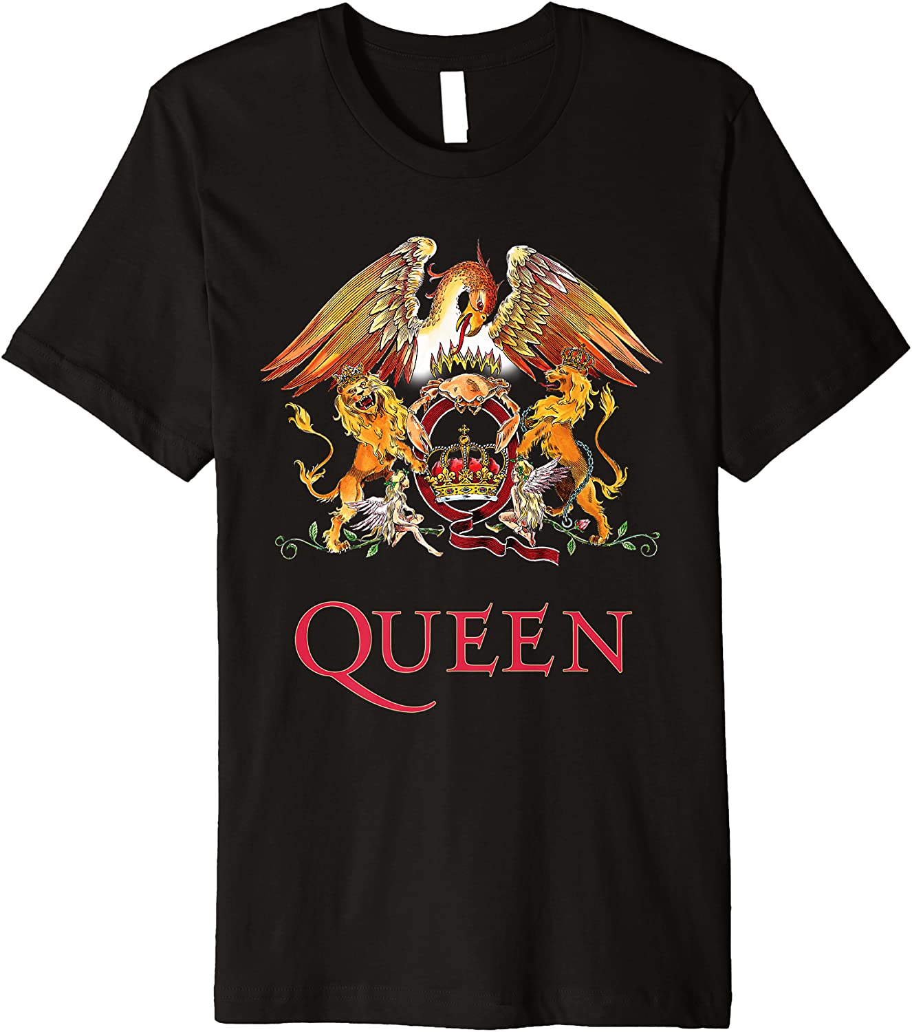 Queen Official Classic Crest Premium T-Shirt