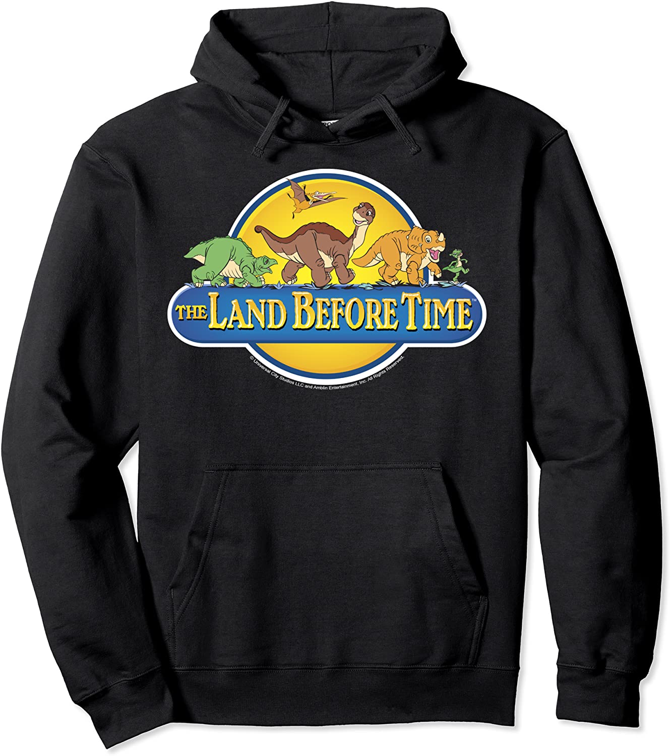 Land Before Time Retro Logo Pullover Hoodie