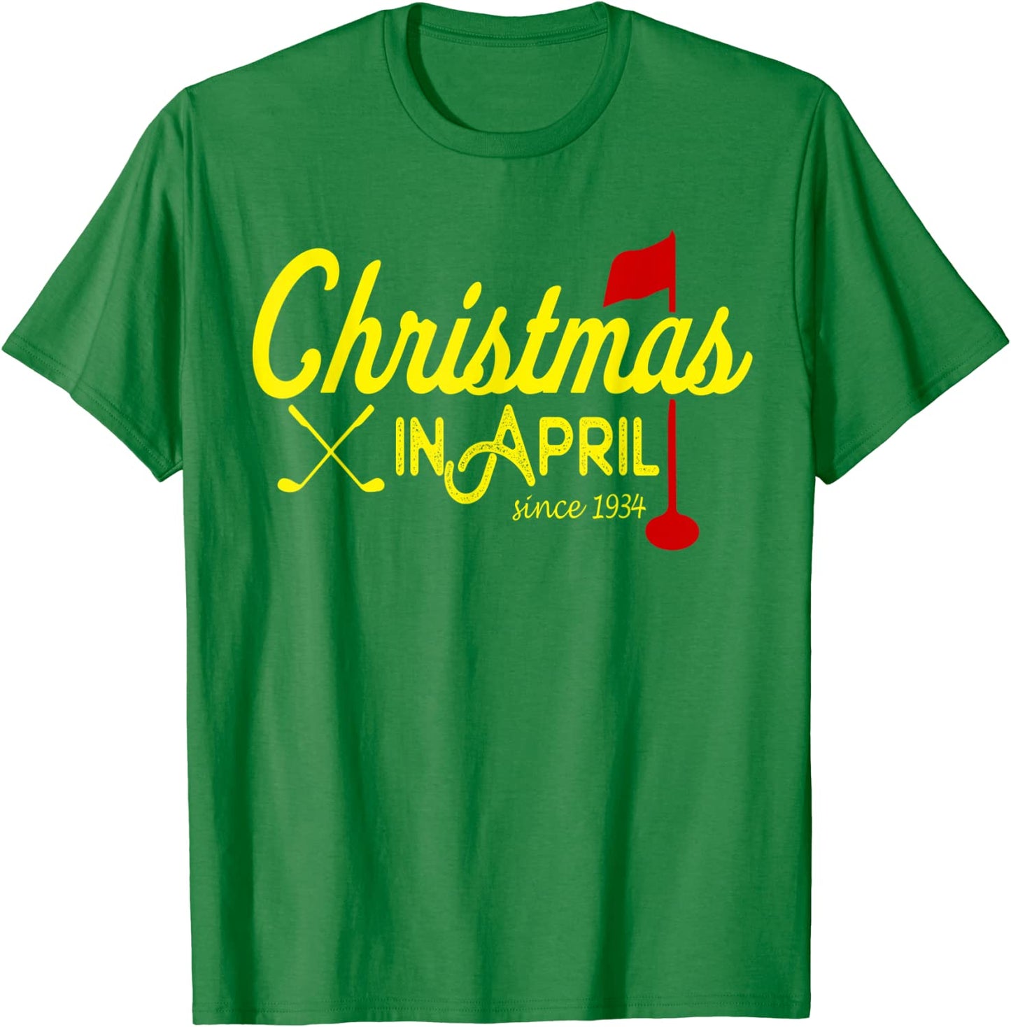 Christmas in April T-Shirt Golf Majors and Tournaments