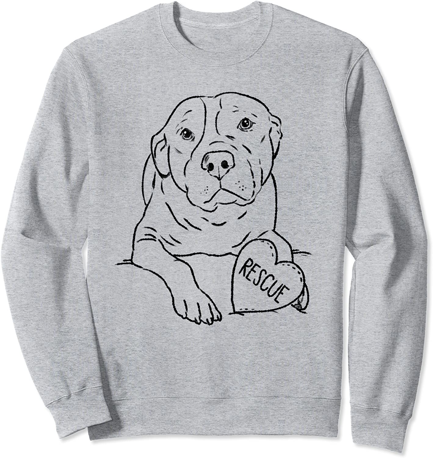 Rescue Pit Bull Pitbull Love Pittie Mom Adopt Dont Shop Sweatshirt