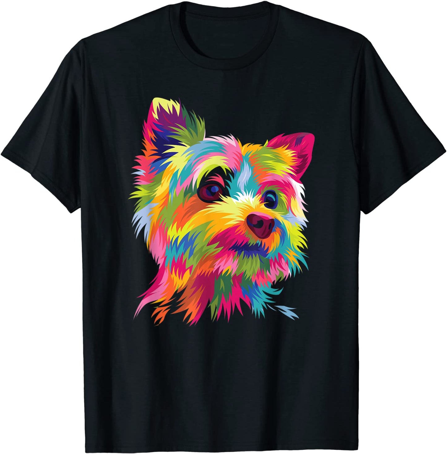 Yorkshire Terrier Funny Yorkie Pop Art Popart Dog Gift T-Shirt