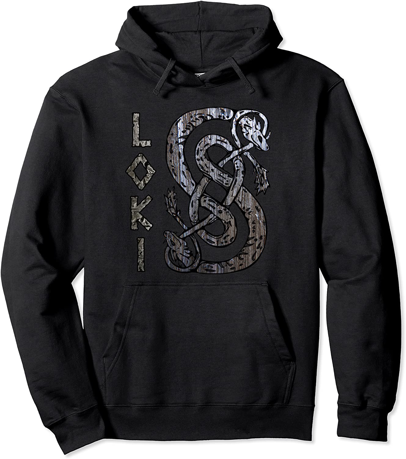 Lokis Symbol The Serpent Vikings Gods Tee Viking Myth Pullover Hoodie