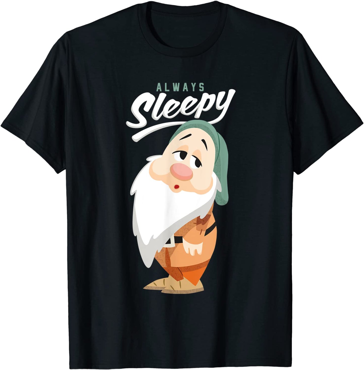 Disney Snow White and The Seven Dwarfs Always Sleepy T-Shirt
