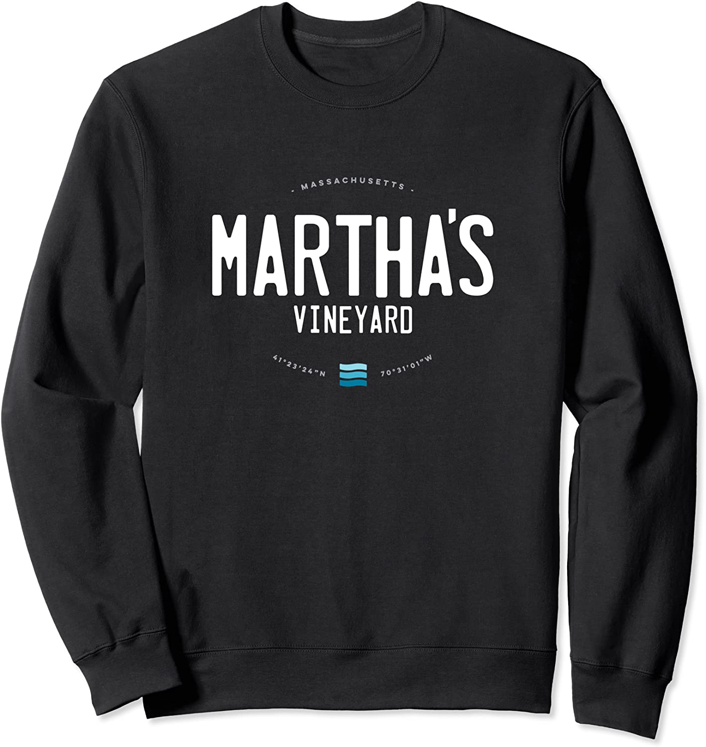 Marthas Vineyard Beach Waves Sweatshirt