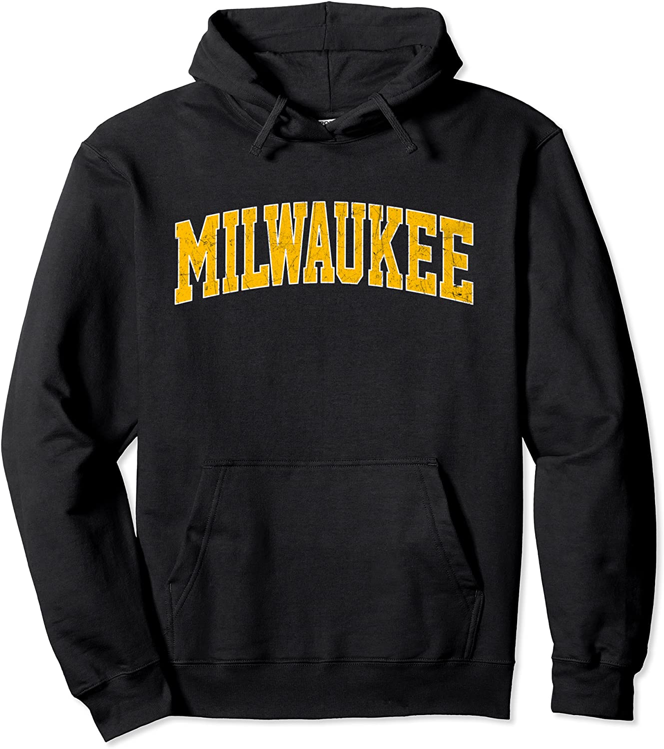 Milwaukee Wisconsin WI vintage Athletic Style Pullover Hoodie