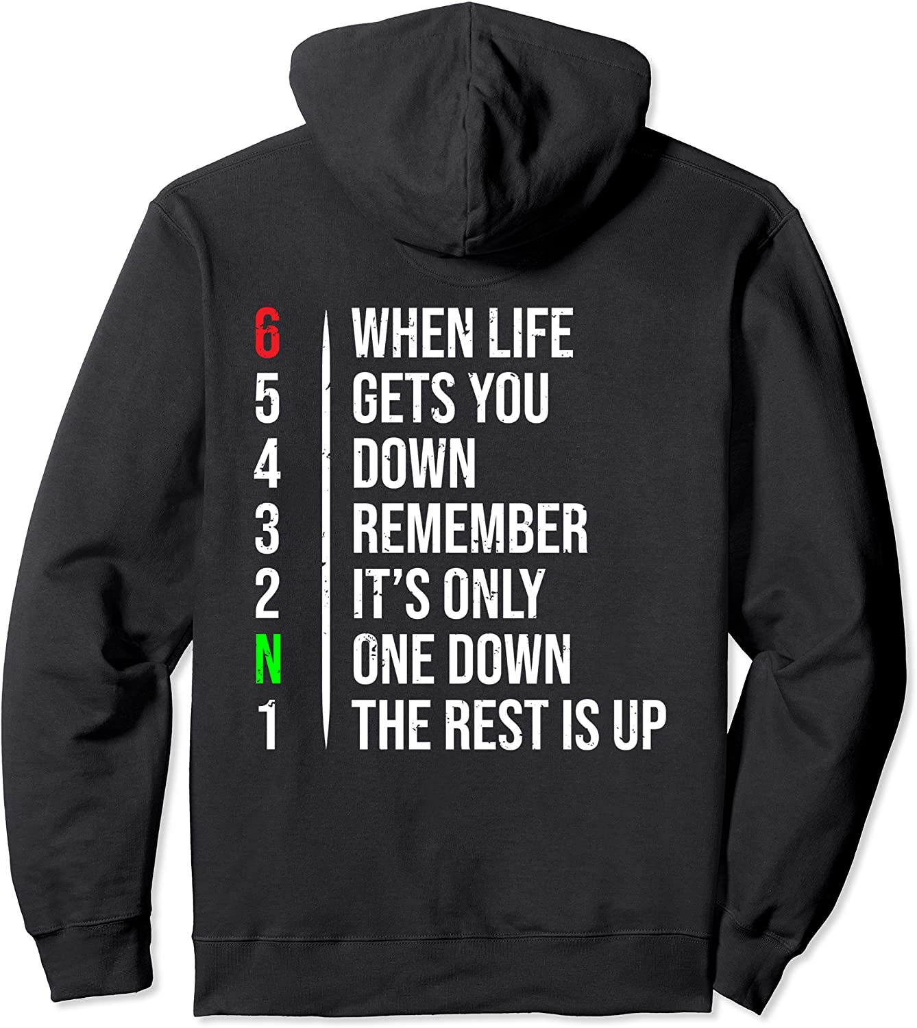 Motorbike Motorcycle Gears Hoodie When Life Gets You Down