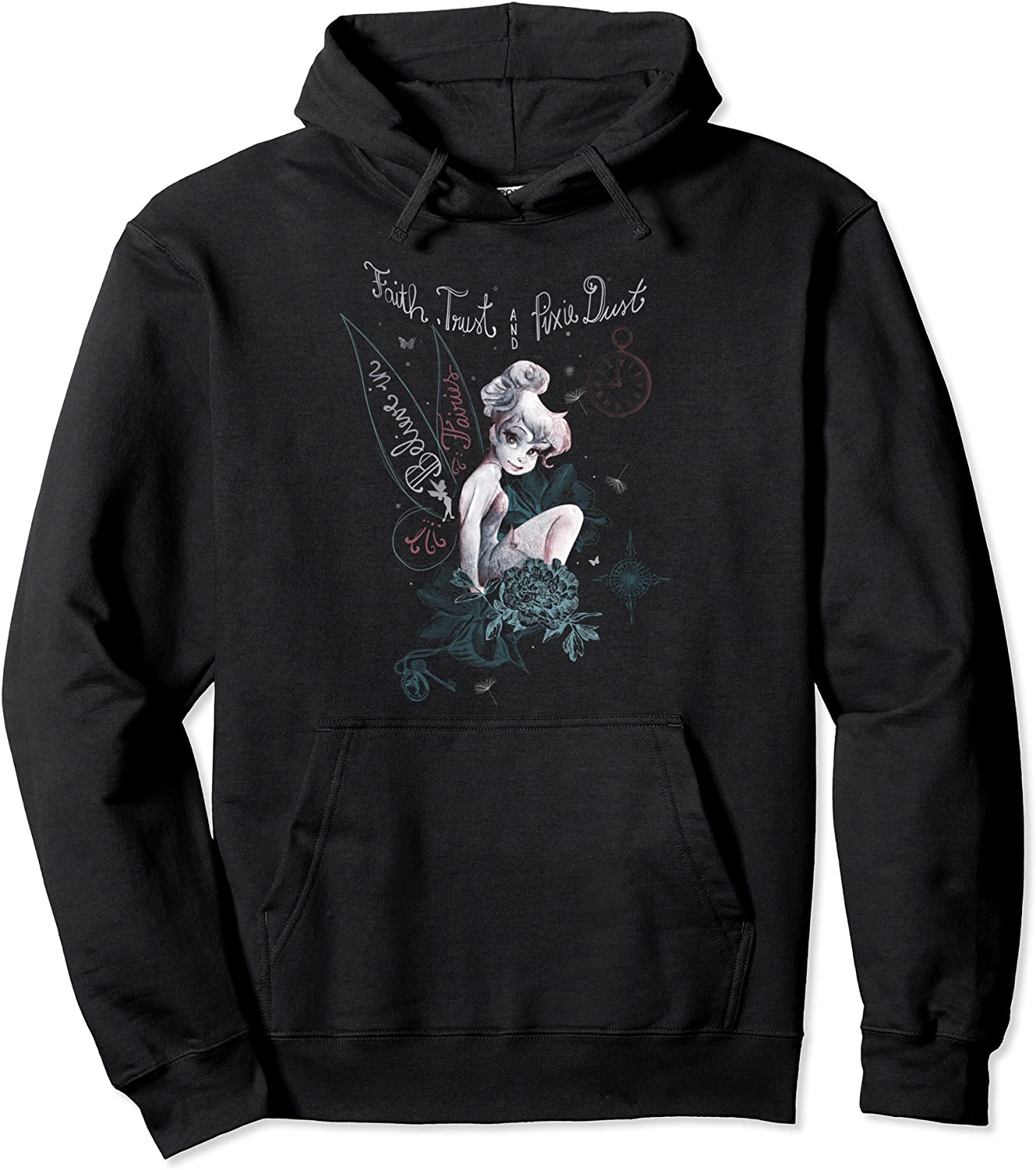 Disney Peter Pan Tinker Bell Believe Drawing Hoodie