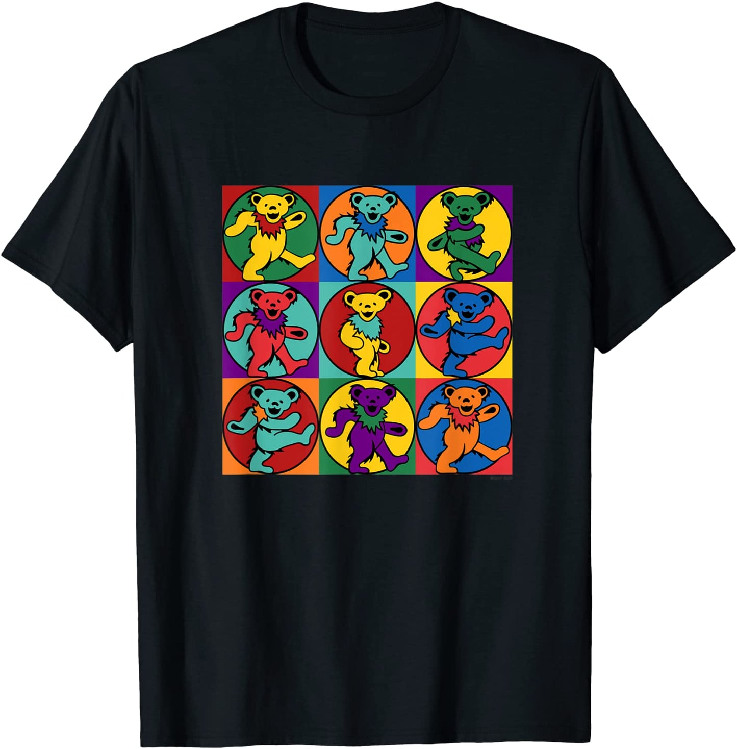 GD Warhol Dancing Bears - Not Fade Away Grateful Tortuga T-Shirt