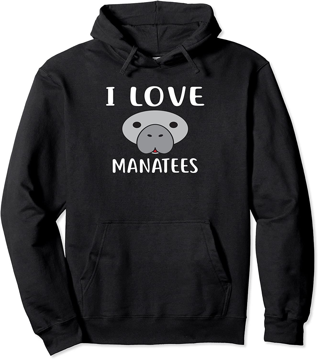 I Love MANATEES hoodie Funny MANATEE Pullover Hoodie