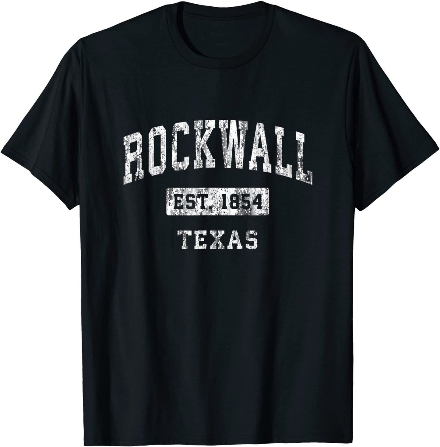 Rockwall Texas TX Vintage Established Sports Design T-Shirt