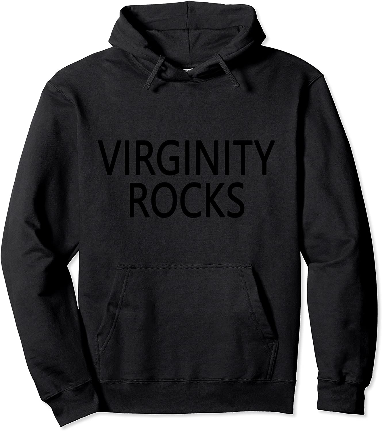 Virginity crew Rocks great tee gift in black men and women Pullover Hoodie