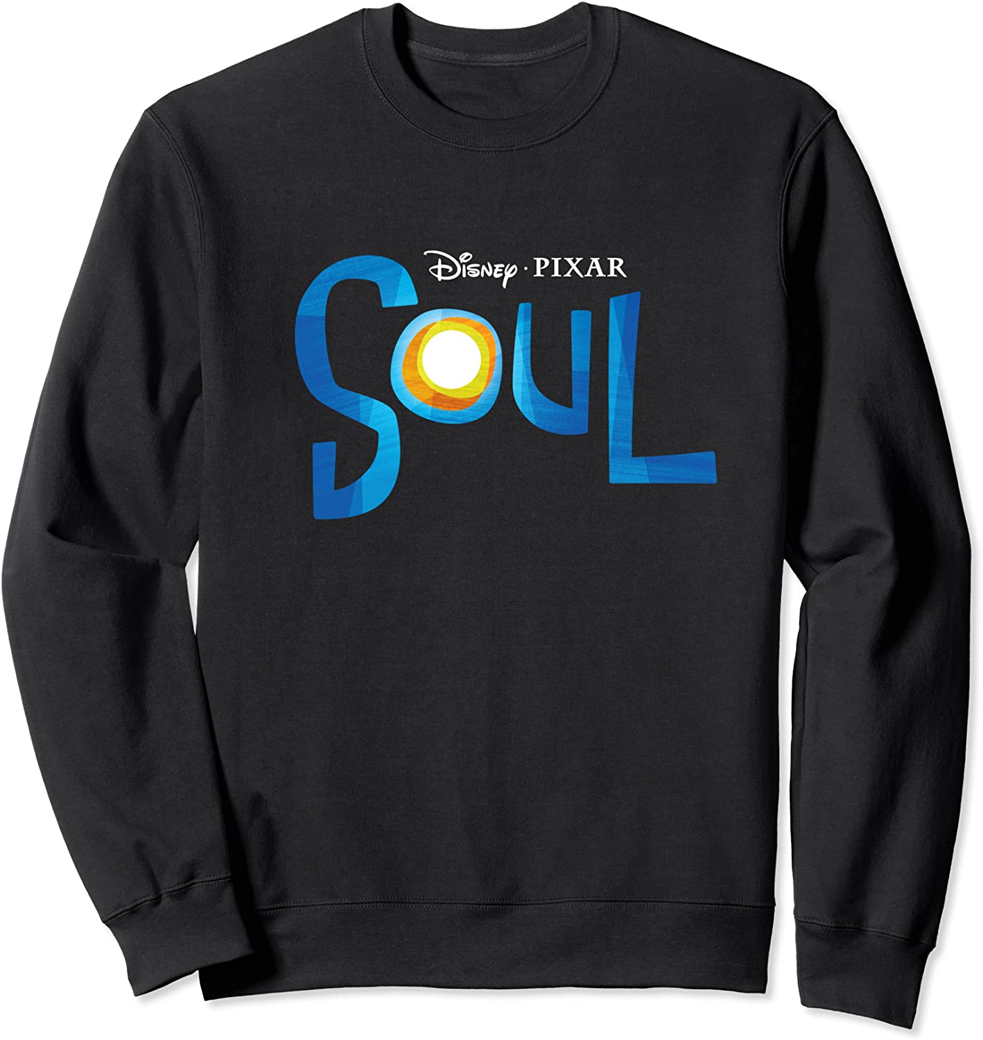 Disney PIXAR Soul Movie Logo Black Sweatshirt