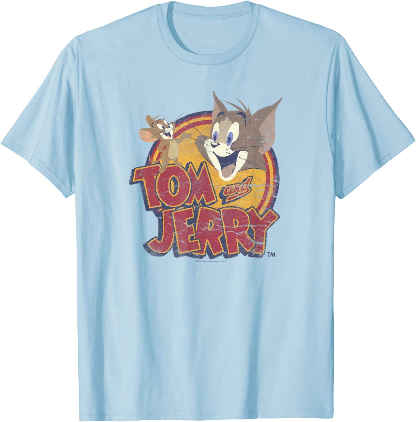 Tom and Jerry Water Damaged T-Shirt