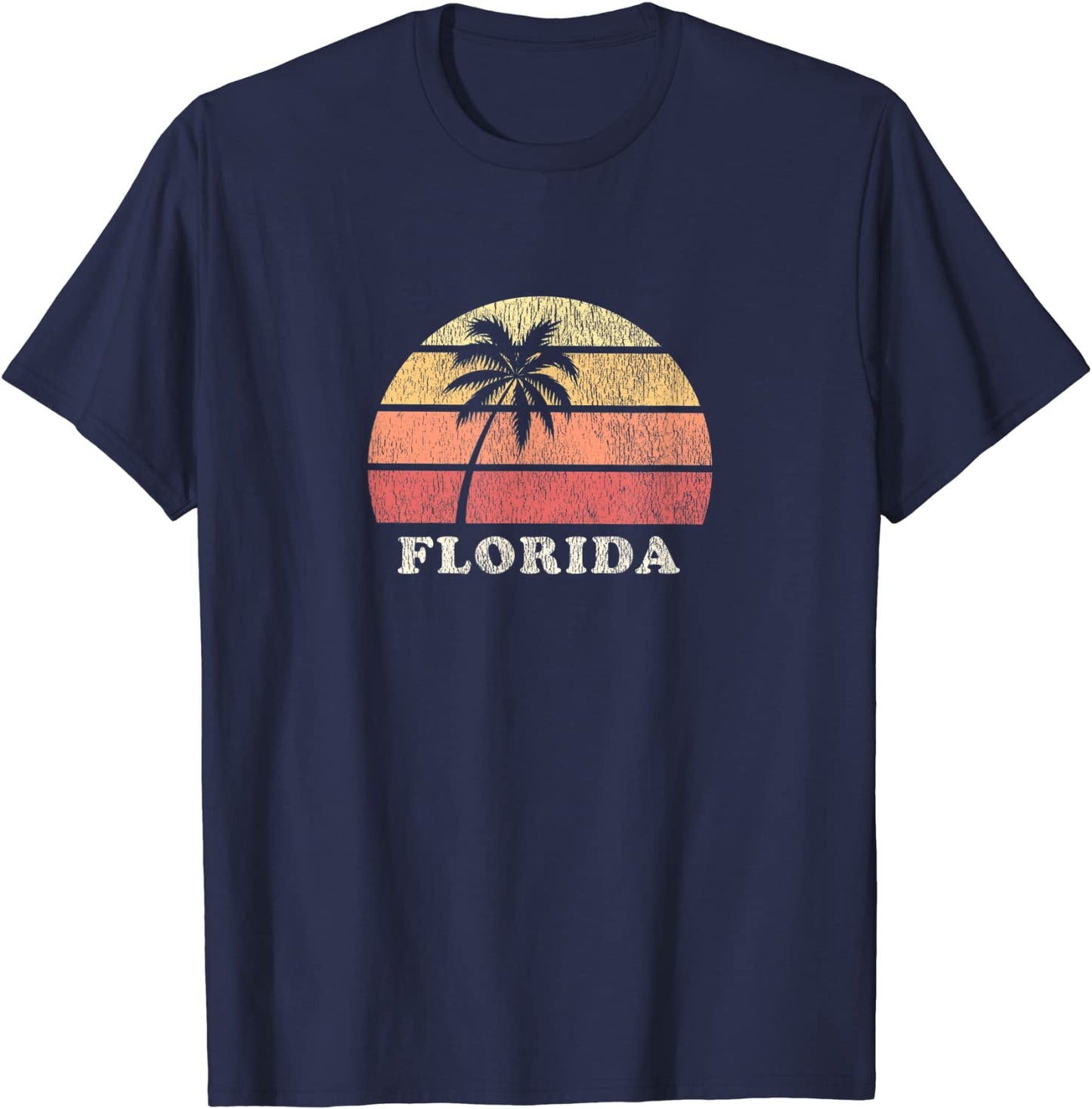 Florida Keys FL Vintage 70s Retro Throwback Design T-Shirt