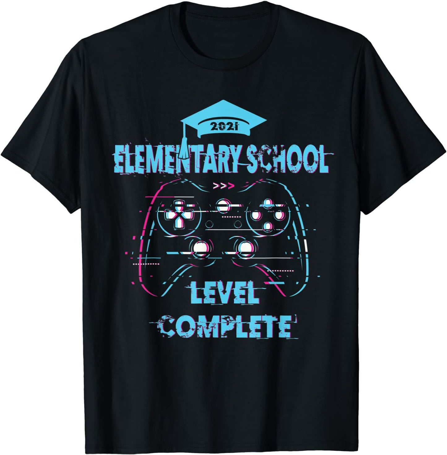 2021 Elementary School Level Complete Gamer Graduation T-Shirt