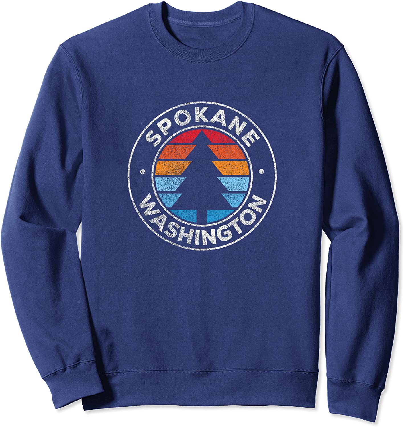 Spokane Washington WA Vintage Graphic Retro 70s Sweatshirt