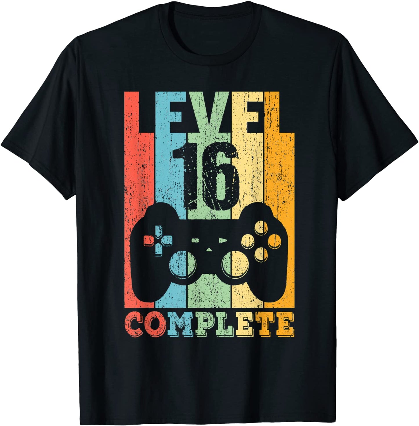 16th Birthday Boys Girls 16 Years Bday Funny Gift Level 16 T-Shirt
