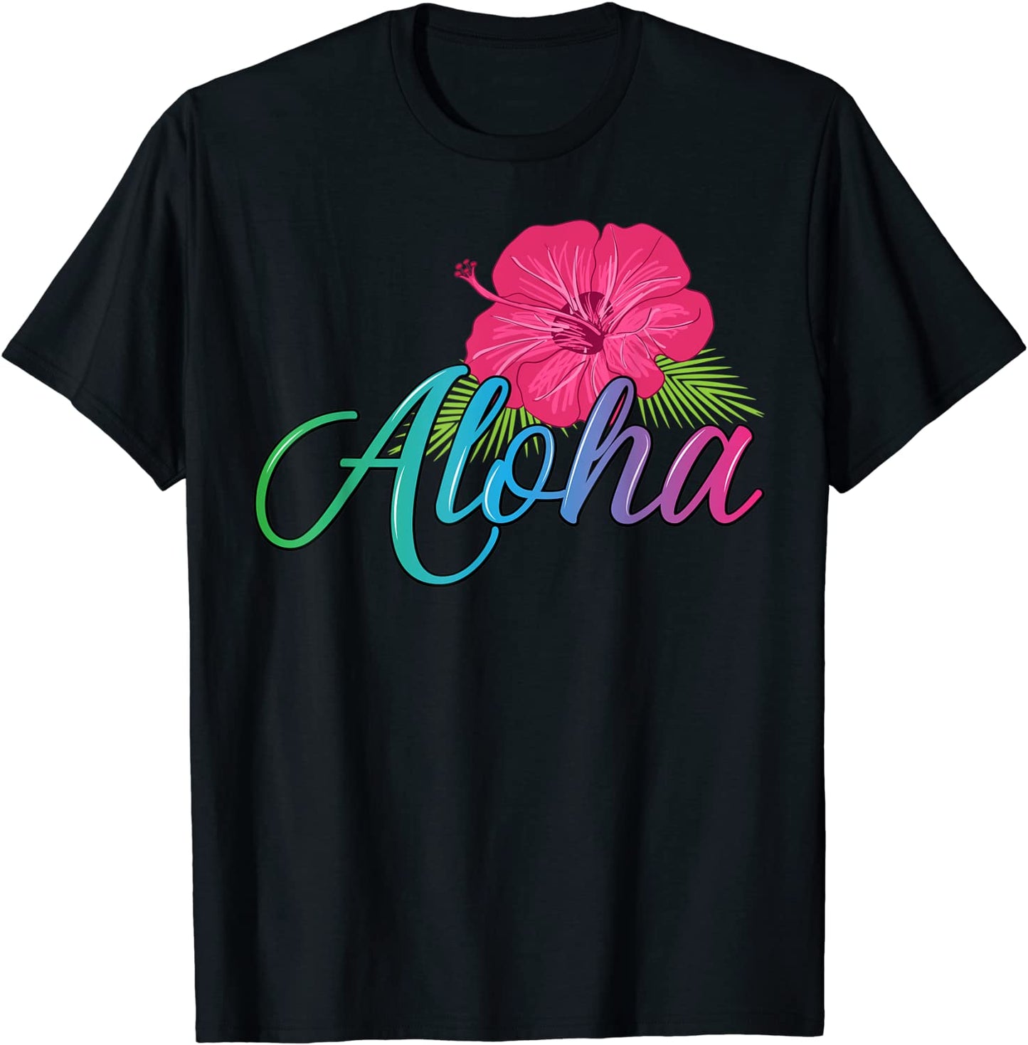 Aloha Hawaii from the island - Feel the Aloha Flower Spirit T-Shirt